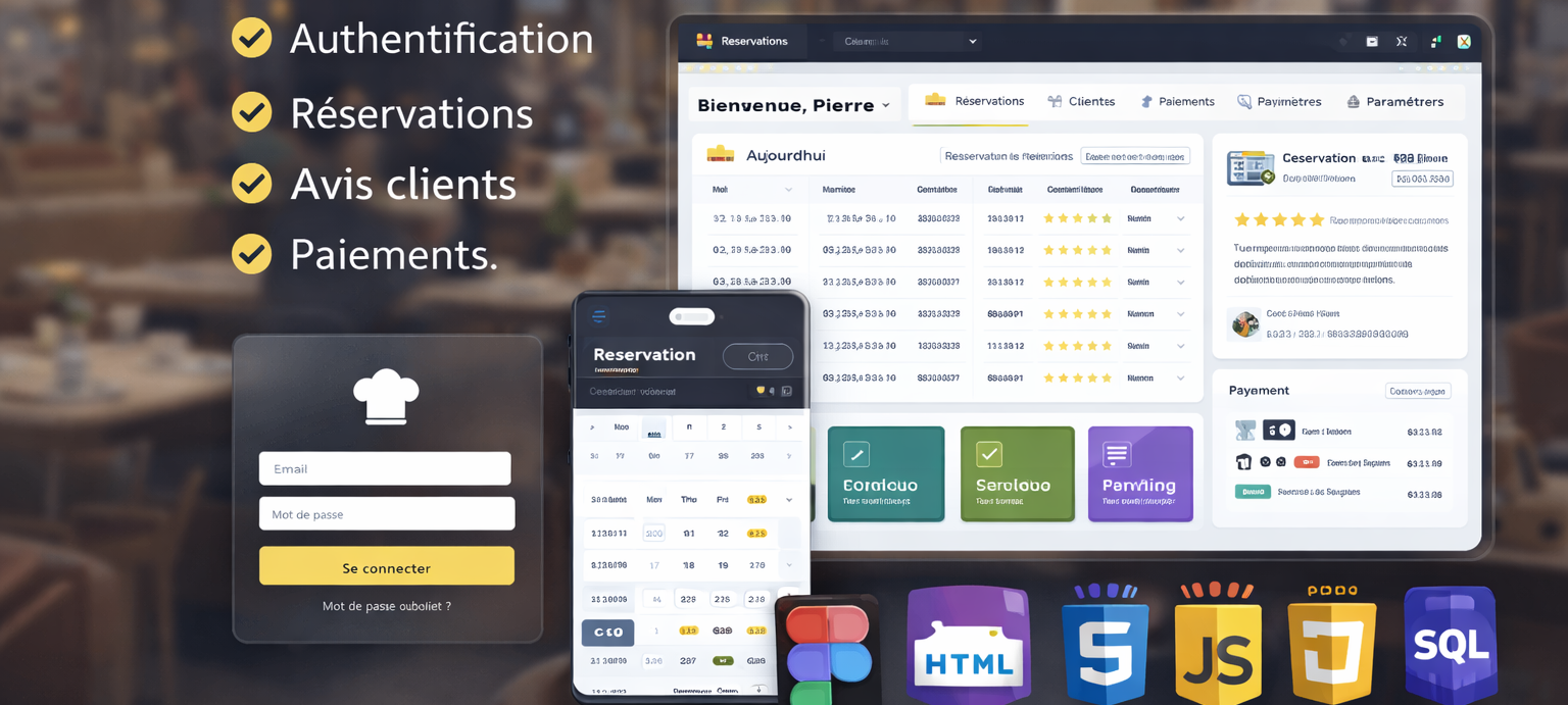 Application de gestion de restaurant